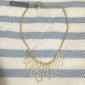 Ann Taylor Geometric Icicle Bib Necklace